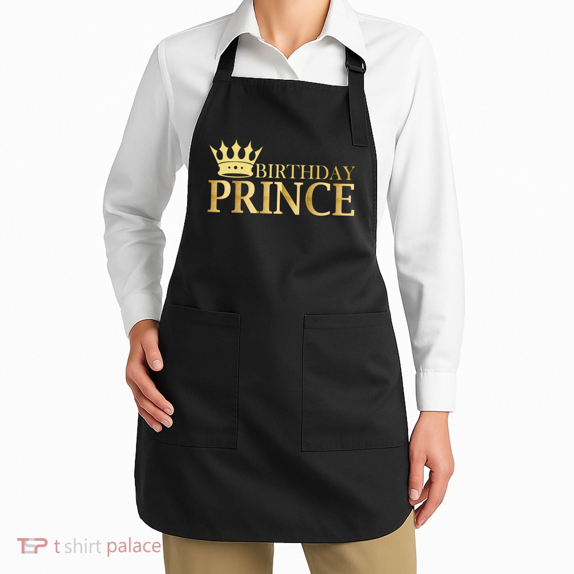 Gold Birthday Prince Limited Edition Apron