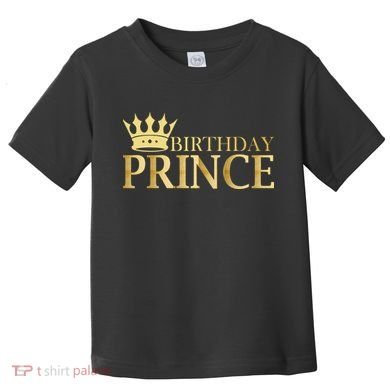 Gold Birthday Prince Limited Edition Toddler T-Shirt