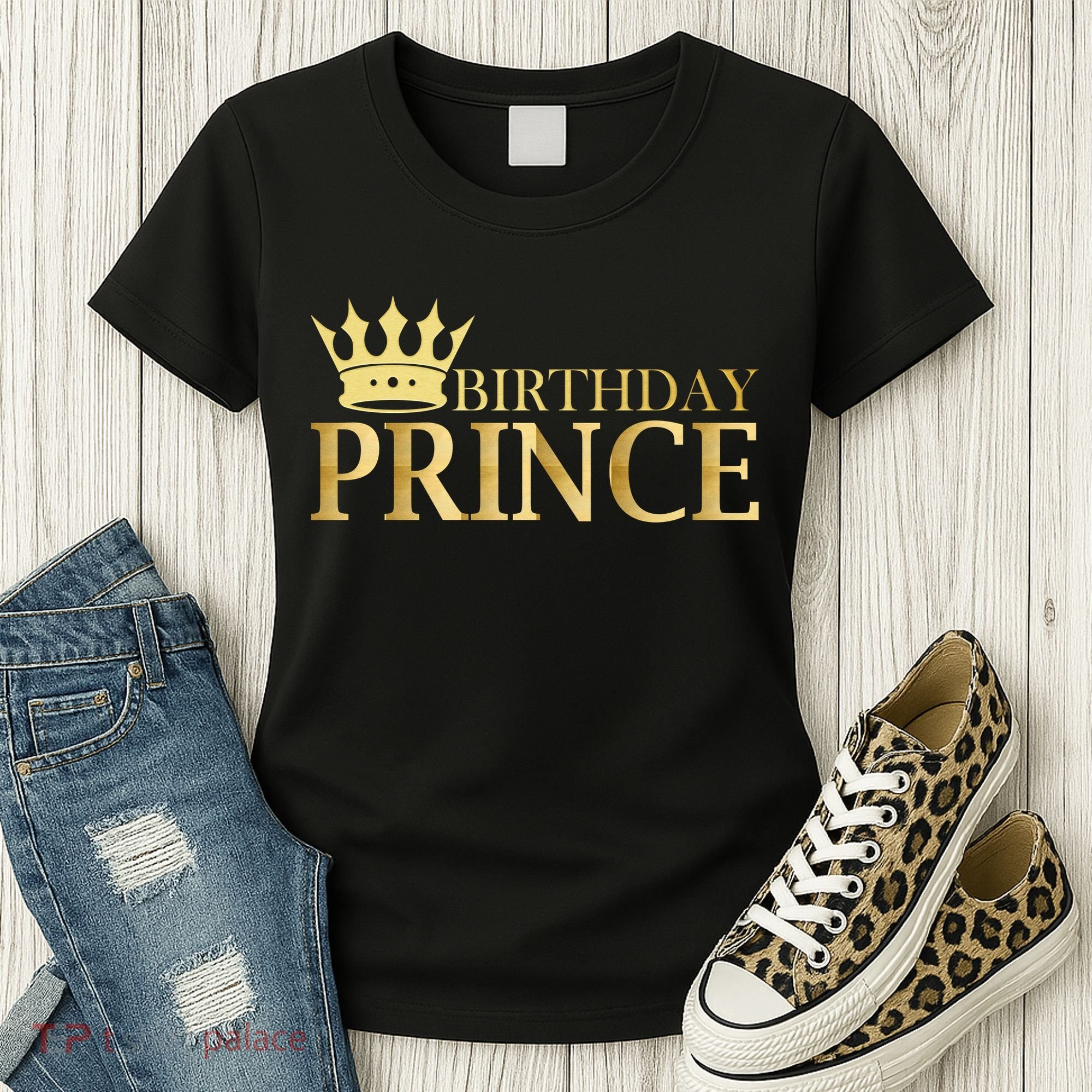 Gold Birthday Prince Limited Edition Women's T-Shirt