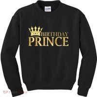 Gold Birthday Prince Limited Edition Kids Sweatshirt thumb 0