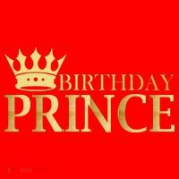 Gold Birthday Prince Limited Edition Santa Hat thumb 1
