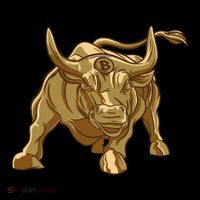 Gold Bitcoin Bull Bucket Hat thumb 4