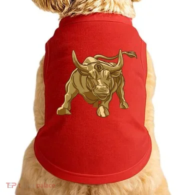 Gold Bitcoin Bull Doggie Tank