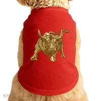 Gold Bitcoin Bull Doggie Tank thumb 0