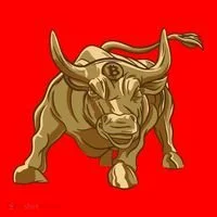 Gold Bitcoin Bull Doggie Tank thumb 4