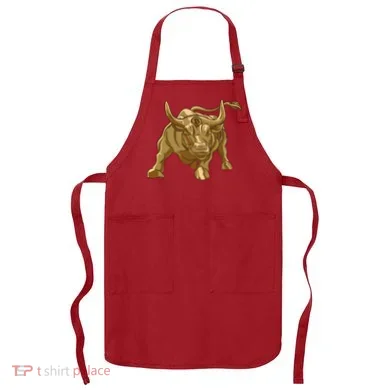 Gold Bitcoin Bull Apron