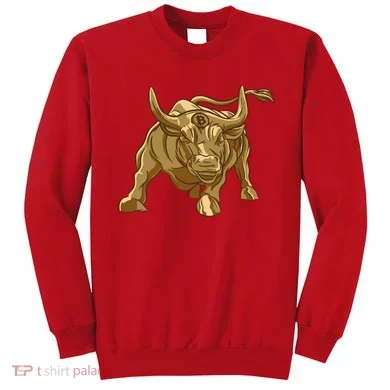 Gold Bitcoin Bull Sweatshirt