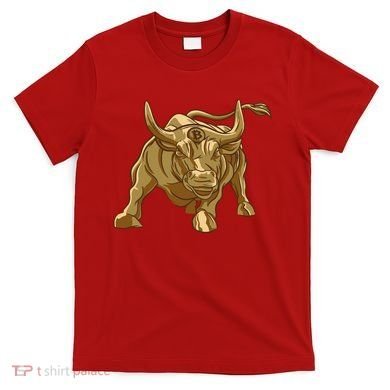 Gold Bitcoin Bull T-Shirt