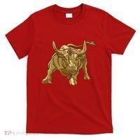 Gold Bitcoin Bull T-Shirt thumb 0