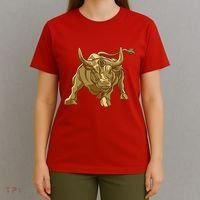 Gold Bitcoin Bull T-Shirt thumb 4