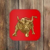 Gold Bitcoin Bull Coaster thumb 0