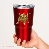 Gold Bitcoin Bull Tumbler thumb 2
