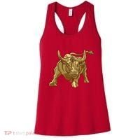 Gold Bitcoin Bull Women's Tank Top thumb 0