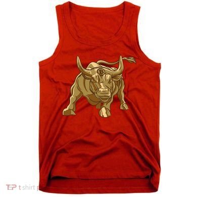Gold Bitcoin Bull Tank Top