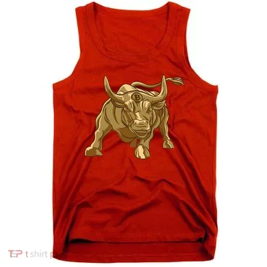 Gold Bitcoin Bull Tank Top