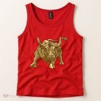 Gold Bitcoin Bull Tank Top thumb 2