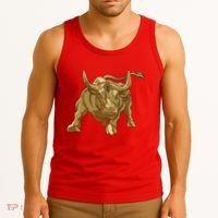 Gold Bitcoin Bull Tank Top thumb 3