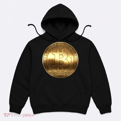 Gold Bitcoin Crypto Currency Hoodie