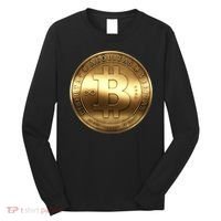 Gold Bitcoin Crypto Currency Long Sleeve Shirt thumb 0