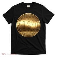 Gold Bitcoin Crypto Currency T-Shirt thumb 0