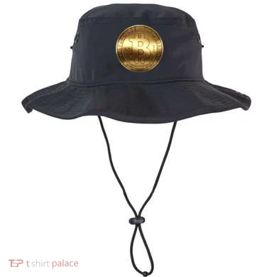 Gold Bitcoin Crypto Currency Bucket Hat