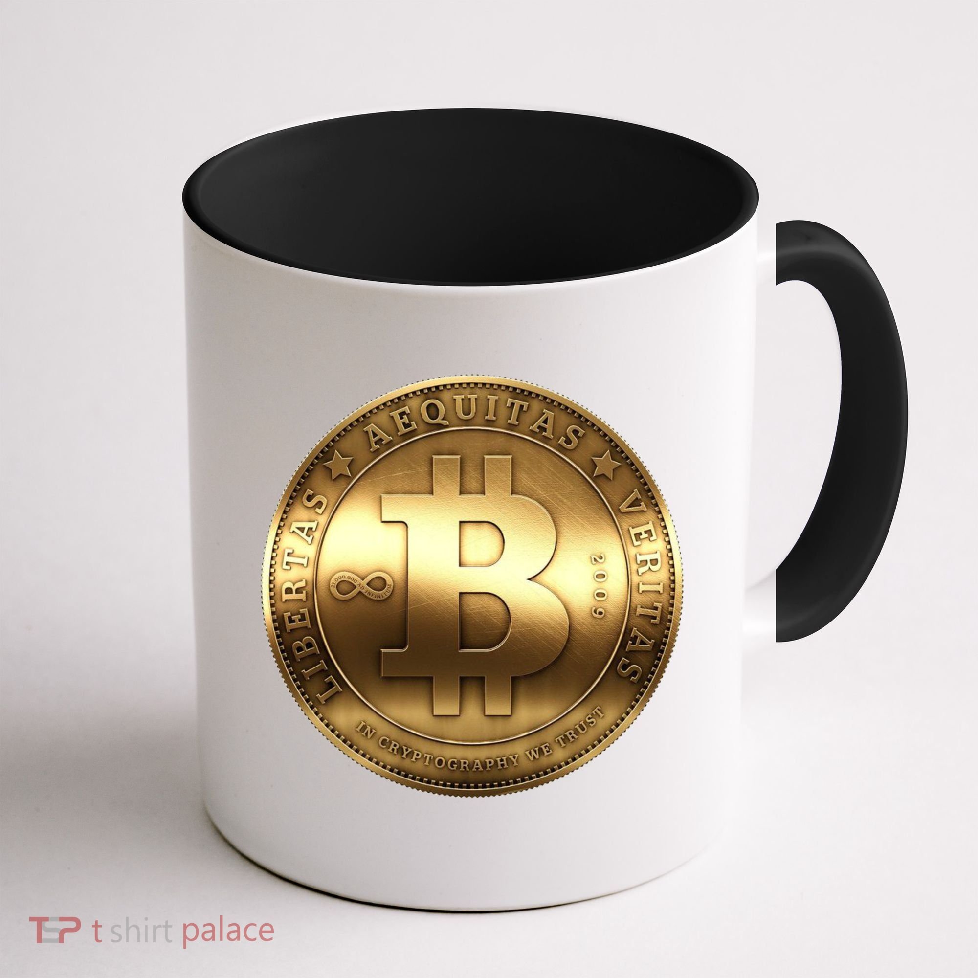 Gold Bitcoin Crypto Currency Coffee Mug