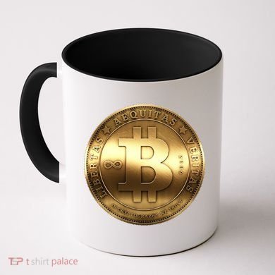 Gold Bitcoin Crypto Currency Coffee Mug