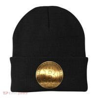 Gold Bitcoin Crypto Currency Beanie thumb 0