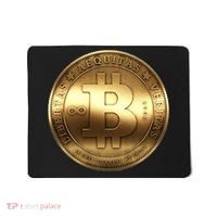 Gold Bitcoin Crypto Currency Mousepad thumb 0