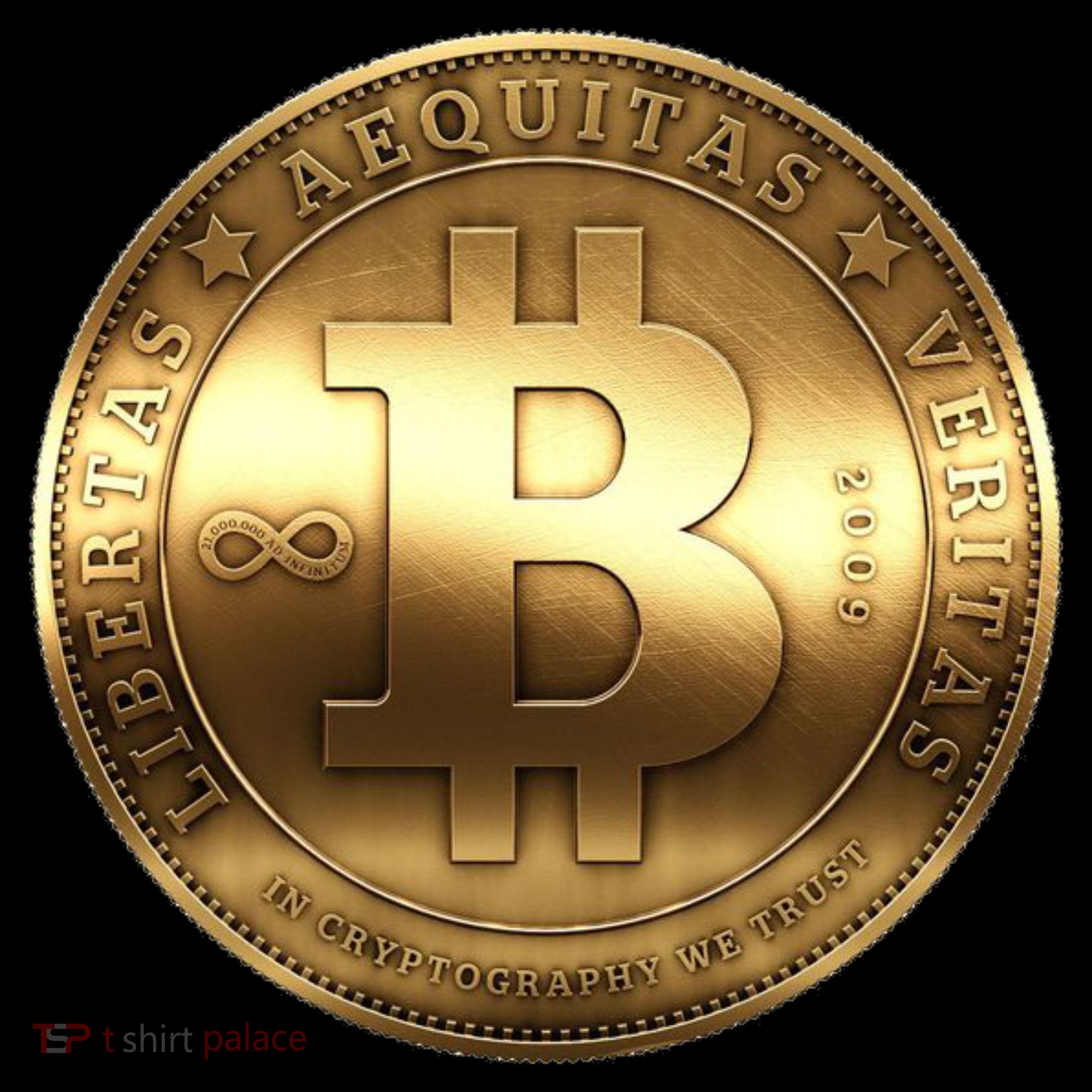 Gold Bitcoin Crypto Currency Women's Tank Top