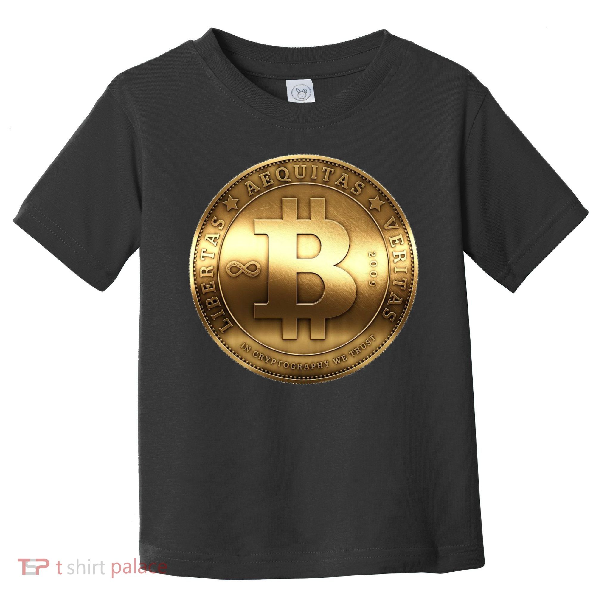 Gold Bitcoin Crypto Currency Toddler T-Shirt
