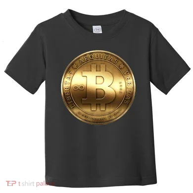 Gold Bitcoin Crypto Currency Toddler T-Shirt