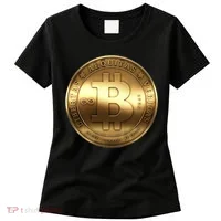 Gold Bitcoin Crypto Currency Women's T-Shirt thumb 0