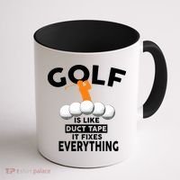 Gold Is Like Duck Tape It Fixes Everything Coffee Mug thumb 1