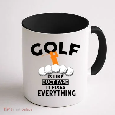 Gold Is Like Duck Tape It Fixes Everything Coffee Mug back