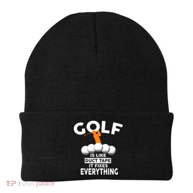 Gold Is Like Duck Tape It Fixes Everything Beanie