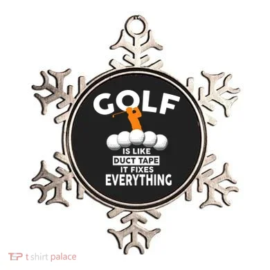 Gold Is Like Duck Tape It Fixes Everything Ornament
