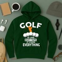Gold Is Like Duck Tape It Fixes Everything Hoodie thumb 3