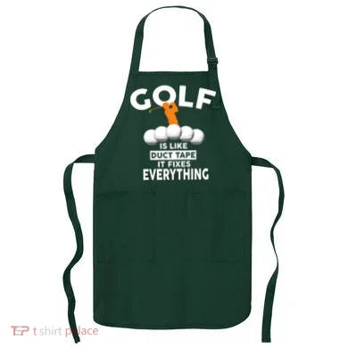 Gold Is Like Duck Tape It Fixes Everything Apron