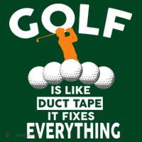 Gold Is Like Duck Tape It Fixes Everything Apron thumb 3