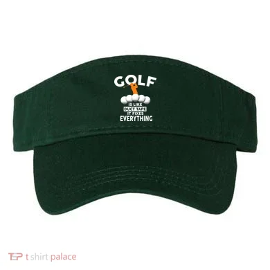 Gold Is Like Duck Tape It Fixes Everything Visor