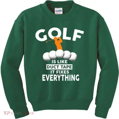 Gold Is Like Duck Tape It Fixes Everything Kids Sweatshirt