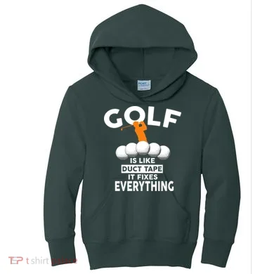 Gold Is Like Duck Tape It Fixes Everything Kids Hoodie