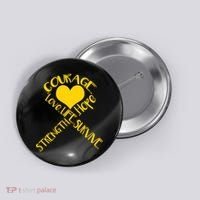Gold Ribbon Of Words Tribute Button thumb 0