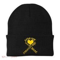 Gold Ribbon Of Words Tribute Beanie thumb 0