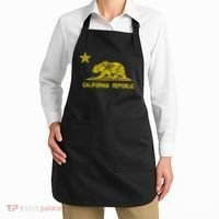 Golden California Republic Bear Flag Apron thumb 2