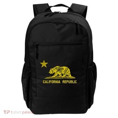 Golden California Republic Bear Flag Backpack