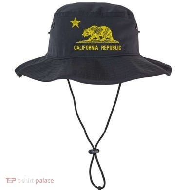 Golden California Republic Bear Flag Bucket Hat