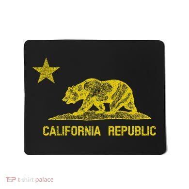Golden California Republic Bear Flag Mousepad