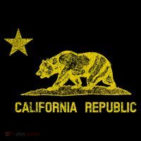 Golden California Republic Bear Flag Women's Tank Top thumb 5